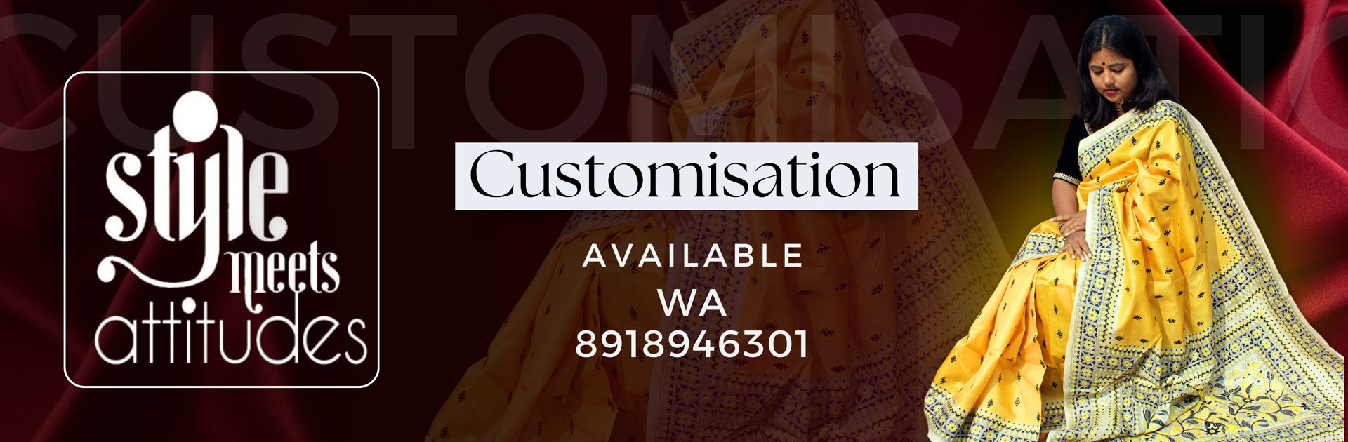 Customisation available - 8