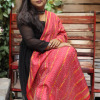 Kantha Dupatta on Silk
