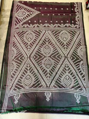 Gujrati stitch Saree