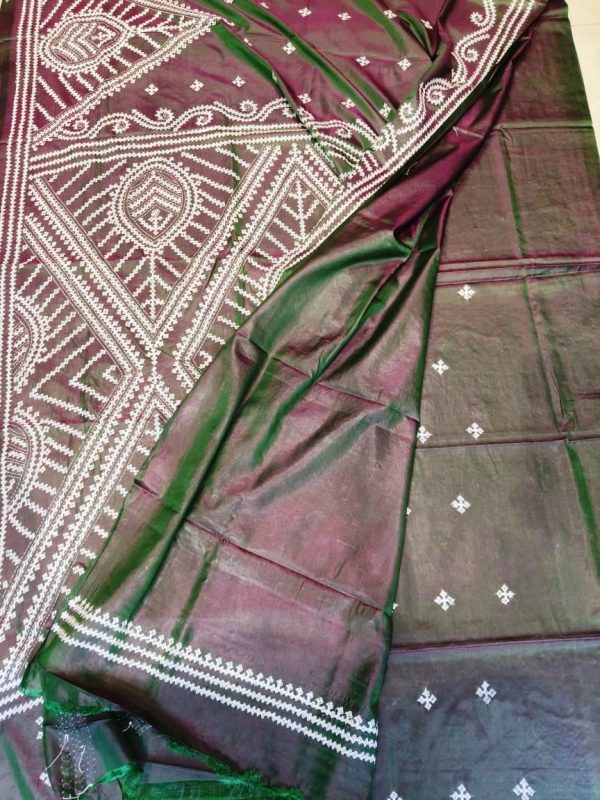 Gujrati stitch Saree - Image 2